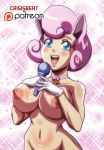 :d artist_name big_breasts crisisbeat gloves hand_on_breasts hands_on_breasts hentai-foundry human humanized jigglypuff looking_at_viewer microphone patreon pokemon smile upper_body