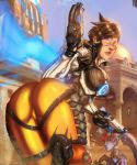 nipples nosebleed overwatch tracer_(overwatch) ultamisia widowmaker