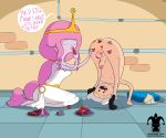 adventure_time anus ass blargsnarf finn_the_human kiss_mark lipstick princess_bubblegum