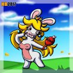 1girl hentai_boy lipstick mario+rabbids_kingdom_battle nude rabbid rabbid_peach rabbids raving_rabbids