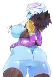 awoken big_ass blue_skin destiny_(game) large_breasts looking_behind mara_sov slugbox