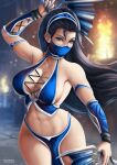  1girl alluring flowerxl hot kitana midway_games mortal_kombat mortal_kombat_4 mortal_kombat_armageddon mortal_kombat_deadly_alliance mortal_kombat_deception mortal_kombat_ii princess_kitana sexy ultimate_mortal_kombat_3 