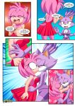  1girl amy_rose blaze_the_cat burning_love female/female female_anthro kissing mobius_unleashed palcomix yuri yuri_haven 