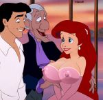 big_breasts breasts btaco6 disney grimsby prince_eric princess_ariel the_little_mermaid