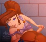 breasts clothed disney erection hercules hercules_(character) megara