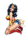 1girl armando_huerta ass big_ass big_breasts breasts dc dc_comics diana_prince female female_only looking_at_viewer non-nude solo wonder_woman