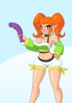 big_breasts breasts cleavage dildo female holly_lingerbean shantae shantae:_half-genie_hero solo