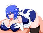  aqua_(kingdom_hearts) ass big_ass big_breasts big_penis breasts cleavage fellatio female kingdom_hearts maid maid_uniform male mind_control neo-izayoi nude oral paizuri penis solo spiral_eyes 