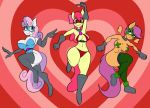 <3 1girl 2017 aged_up anthro anthrofied apple_bloom_(mlp) breasts cartoon_network cleavage clothed clothing collar crossover equine friendship_is_magic furry group horn jrvanesbroek legwear mammal mask my_little_pony panties pegasus powerpuff_girls scootaloo_(mlp) stockings superhero sweetie_belle_(mlp) underwear unicorn wings