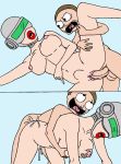 big_breasts breast_grab breasts cum cum_in_pussy cum_inside doggy_position from_behind gwendolyn_(rick_and_morty) morty_smith nude rick_and_morty sbb sex_robot tagme