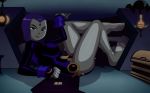 ass big_ass big_breasts book breasts dc dc_comics giant giantess leotard raven_(dc) ravenravenraven teen_titans