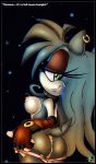  1girl anthro anus ass becky_the_hedgehog breasts clothing ear_piercing furry gloves hedgehog looking_back mammal mostly_nude night nipples panties piercing purity pussy sega underwear undressing 