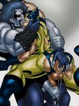 2boys 2males cum dc_comics erection hairy icemanblue lobo male male/male male_only marvel marvel_comics muscle orgasm penis sex testicles wolverine_(x-men) x-men yaoi