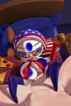 4th_of_july american_flag_hair big_breasts big_penis breasts burger erect_nipples fellatio female food fries interspecies male meloetta nipples nude oral paizuri penis pizza pokemon saliva sling_bikini swimsuit theboogie tongue