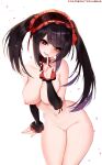 breast_hold date_a_live heterochromia high_resolution nipples nude pussy tofuubear tokisaki_kurumi uncensored very_high_resolution