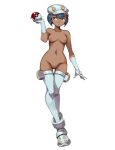 aether_foundation aether_foundation_employee edit holding_poke_ball nekomate14 nude poke_ball pokemon pokemon_(game) pokemon_sm porkyman solo