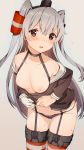  1girl 1girl 1girl amatsukaze_(kantai_collection) black_dress black_panties black_underwear blush breasts brown_eyes choker dress erubesuto flying_sweatdrops garter_straps hair_between_eyes hair_tubes high_resolution kantai_collection lingerie long_hair long_sleeves nipples open_mouth panties red_legwear sailor_collar sailor_dress silver_hair small_breasts stockings two_side_up underwear white_sailor_collar windsock 