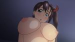 10s 16:9_aspect_ratio amaya_haruko anime blush breasts ecchi gif huge_breasts maken-ki! maken-ki!_(series) maken-ki!_two nipples puffy_areolae takami_akio topless