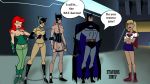  2017 barbara_gordon batgirl batman batman:_the_animated_series batman_(series) bdsm bondage catwoman chains collar dc dc_comics dcau harem kara_zor-el nipples poison_ivy selina_kyle slave slavery stavros_(artist) supergirl superman:_the_animated_series superman_(series) 