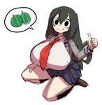  asui_tsuyu big_breasts boku_no_hero_academia borvar my_hero_academia tsuyu_asui watermelon 