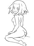 >:) >:d aged_up ass assjob buttjob gif looking_back medium_breasts monochrome nipples penis pokemon pokemon_(anime) pokemon_(game) pokemon_bw pokemon_bw2 porkyman roxie sideboob sitting thecrazypartyco