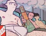2026 3boys aged_up bara_oji body_hair bulge cartoon_network double_d ed,_edd,_'n'_eddy ed,_edd,_'n'_eddy ed_(ed,_edd,_'n'_eddy) edd eddy facial_hair human human_only indoors leg_hair male male_only nipples plank_(character) shirtless shirtless_male smoking_pipe soda_can underwear