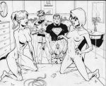  batman_(series) cassie_sandsmark conner_kent dc dc_comics jason_johnson kon-el mia_dearden monochrome robin speedy superboy teen_titans tim_drake wonder_girl 