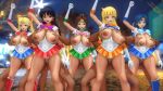 3d 5boys 5girls arms_up big_breasts bishoujo_senshi_sailor_moon black_hair blonde_hair blue_eyes blue_hair breast_grab breasts brown_hair female_focus gloves jewelry miniskirt nipples penetration ponytail revealing_clothes sailor_jupiter sailor_mars sailor_mercury sailor_moon sailor_venus sex sex_from_behind short_hair testicle tiara toei_animation twin_tails type87 vaginal younger_female