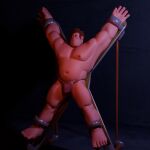 0thoni 1boy 2026 anonthemarten blender_(software) bondage brown_hair disney male male_only muscular muscular_male pubic_hair short_hair solo_male underwear_only video_game_character wreck-it_ralph wreck-it_ralph_(character)