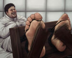 2026 asylum barefoot bondage chubby closed_eyes feet inkhashiras male_feet male_foot_fetish male_tickling no_visible_genitalia real_person short_hair stocks story_at_source story_in_description straitjacket tickle_torture tickling tickling_feet toes_tied