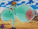  1girl 1girls ass ass ass_bigger_than_body ass_bigger_than_head ass_bigger_than_torso ass_grab breasts breasts breasts_bigger_than_ass breasts_bigger_than_body breasts_bigger_than_head breasts_bigger_than_torso bubble_ass bubble_butt dragon_ball dragon_ball_z ero-enzo giant_ass giant_breasts giant_thighs ginger ginger_female ginger_hair green_skin grin high_heels high_heels huge_areolae huge_ass huge_ass huge_breasts huge_nipples huge_thighs hyper_ass hyper_breasts naked_female nipple_piercing nipples nude orange_hair rtenzo_(artist) smiling_at_viewer zangya 