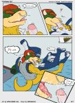 bowser bowser_jr comic digimon flamedramon koopa nintendo spelunker_sal super_mario_bros.