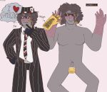 big_penis burn_mark chance_(forsaken) cum cum_in_pussy cum_inside curly_hair doublefedora forsaken_(roblox) gay gay_sex gold_jewelry grey_body holding_hands intersex mafia mafioso_(forsaken) married_couple medium_breasts roblox sex small_penis vaginal yaoi yellow_body