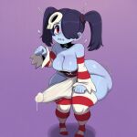 1futa ai_generated ass big_ass breasts erection erection_under_clothes fundoshi fundoshi_futanari fundoshilover101 futanari huge_ass skullgirls squigly_(skullgirls) tabi_socks