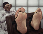 2026 asylum barefoot bondage boot chubby feet inkhashiras male_feet male_foot_fetish no_visible_genitalia real_person shoe_sniffing short_hair stocks story_at_source story_in_description straitjacket toes_tied