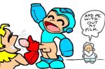  brother_and_sister capcom dr_light fellatio incest mega_man megaman megaman_(character) nintendo rockman rockman_(character) roll_(rockman) 