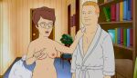  before_sex bobby_hill breasts erect_nipples glasses king_of_the_hill mother_&amp;_son nude peggy_hill 