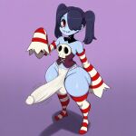 1futa ai_generated ass big_ass breasts erection erection_under_clothes fundoshi fundoshi_futanari fundoshilover101 futanari huge_ass skullgirls squigly_(skullgirls) tabi_socks