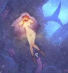 1girl breath_holding breath_play breathhold bubbles danger drown drowning female fire_emblem fire_emblem_awakening hiding human nintendo nude nudity olivia_(fire_emblem) peril predator rou_(rou22) shark temporaryunity tentacle trapped underwater underwater_peril water