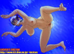 1girl alluring ayane ayane_(doa) big_breasts completely_nude_female dead_or_alive dead_or_alive_2 dead_or_alive_3 dead_or_alive_4 dead_or_alive_5 dead_or_alive_6 dead_or_alive_xtreme_venus_vacation ejlucifer kunoichi lavender_hair magenta_eyes pussy silf skinny_dipping swimming tecmo underwater