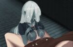 1boy 1girl cum cum_on_breasts drain_mansion energy_drain femdom ghost_girl paizuri paizuri_lead_by_female paizuri_under_clothes reverse_rape see-through succubus titfuck_under_clothes