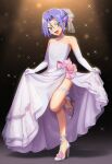 1boy ai_generated cross-dressing crossdresser crossdressing dress green_eyes hair_ribbon high_heels james_(pokemon) pokemon pokemon_(anime) pokemon_character purple_hair ribbon smile smiling_at_viewer solo solo_focus team_rocket