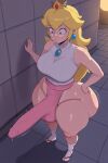 princess peach from mario (series) by fundoshilover101