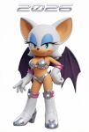  1girl 2026 3d 3d_animation ai_animation ai_generated animated_gif anthro aqua_eyes ass bat_wings breasts female_focus furry furry_female gif gloves heeled_boots makeup nintenart3d rouge_the_bat sega silver_bikini simple_background sonic_the_hedgehog_(series) tail white_background 