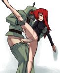 black_egrets boxman cum_in_pussy erin_fitzgerald hair_over_one_eye huge_breasts lab_zero_games long_hair parasoul_(skullgirls) red_hair sex skullgirls vaginal vaginal_penetration yellow_eyes