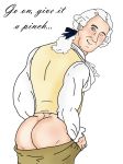 1boy 2017 america ass blush george_washington history human looking_at_viewer male male_only solo unknown_artist yaoi