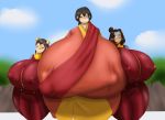  3girls avatar:_the_last_airbender big_breasts blues64 breasts daughter gigantic_ass gigantic_breasts hourglass_figure ikki jinora marauder6272 milf mother_and_daughter nipples pema sisters the_legend_of_korra 