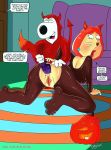 anus bobby_luv bodysuit brian_griffin dildo family_guy lois_griffin pussy