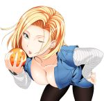 android 18 from dragon ball z by phoenix (artist)