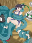  big_breasts cleavage dengeki!_pikachu ferrothorn kasumi_(pokemon) misty pokemon pokemon_(game) pokemon_bw pokemon_hgss porkyman restrained swimsuit tangrowth 